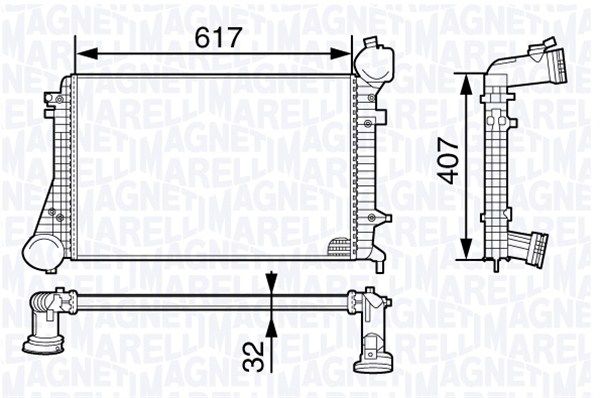 MAGNETI MARELLI Интеркулер 351319202080